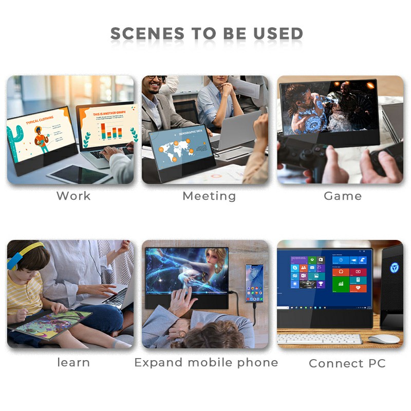 4k uhd touchscreen usb monitor