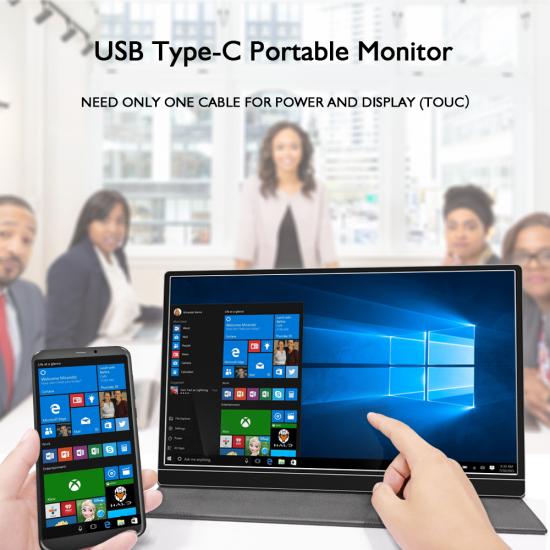 15.6 inch portable Type-c hdmi gaming lcd monitor supplier