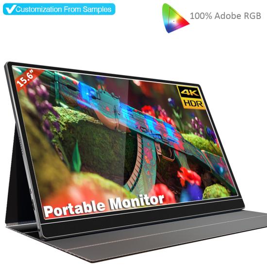 15.6 inch 4k type-c 100% color gamut high end portable gaming lcd monitor