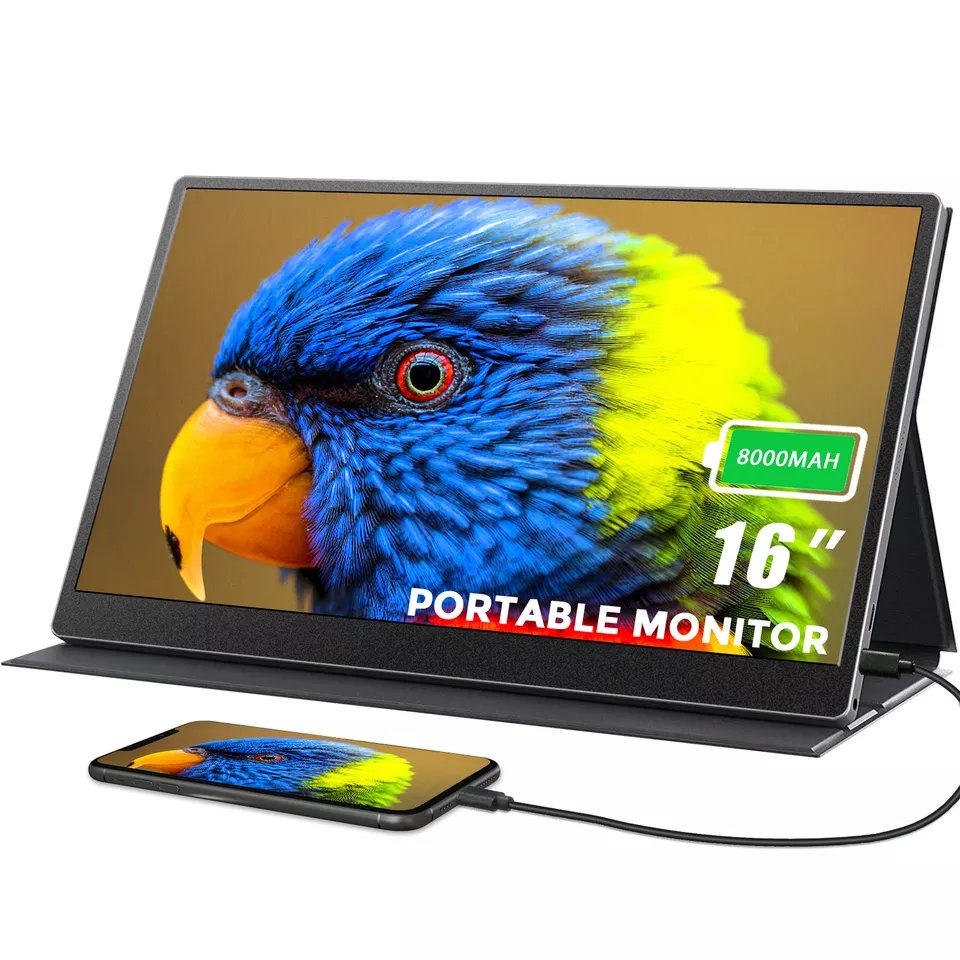 15.6 Inch ips 4k 60hz Portable Monitor HDR Freesync Dual Speaker Gaming  Display For Laptop PS5 Switch Screen