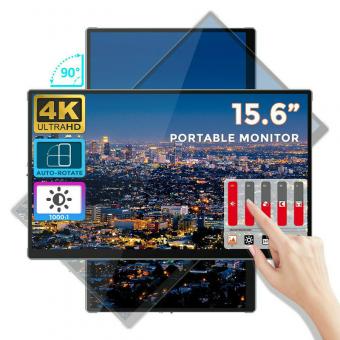 Factory Direct Sale 15.6 inch 4k Portable Touchscreen Monitor bezeless ...