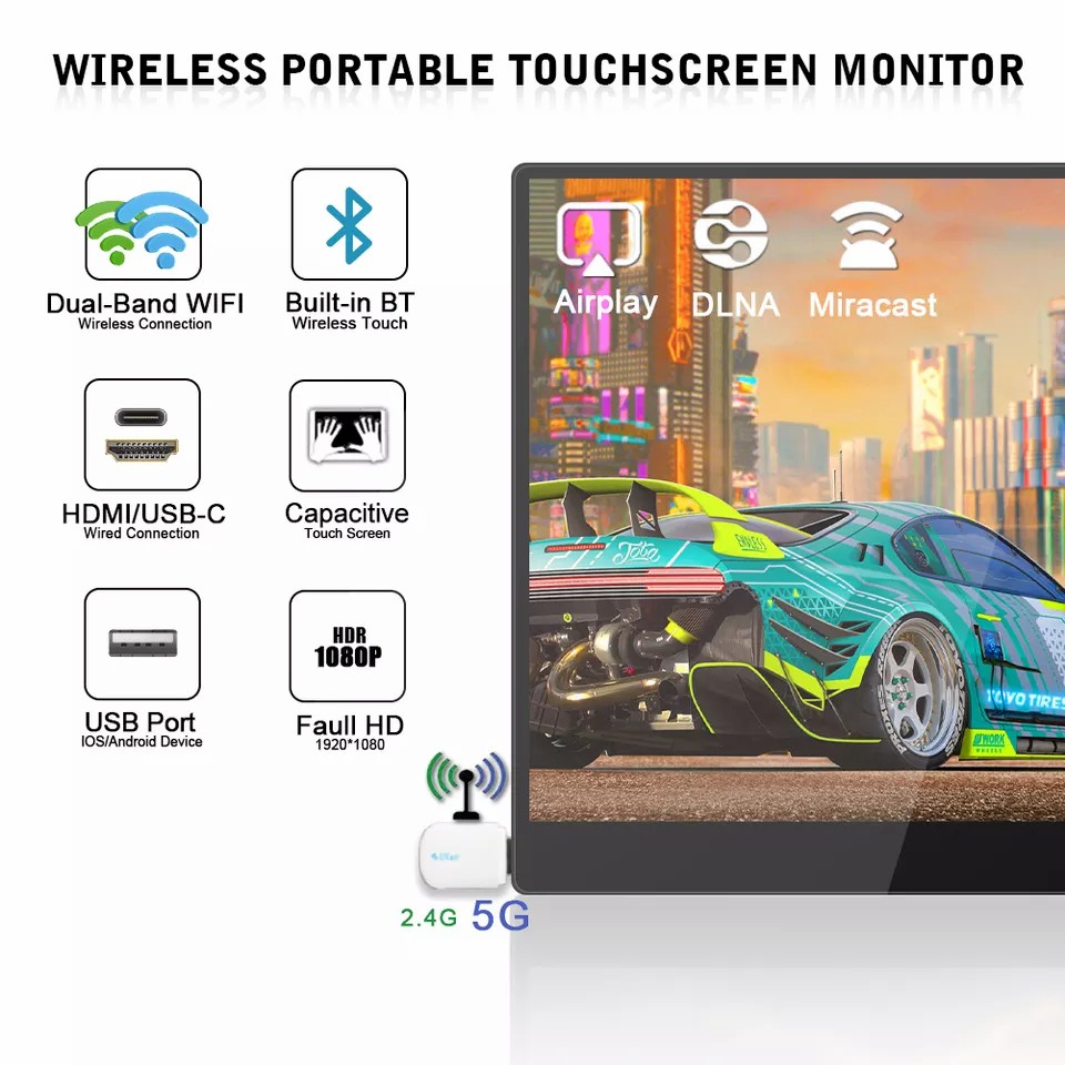 WiFi wireless touchscreen monitor supplier