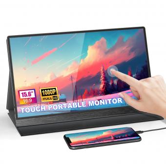 Factory Direct Sale 15.6 inch 1920*1080P FHD USB-C Laptop Portable ...
