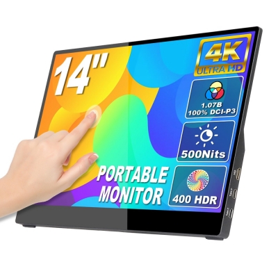 OEM Factory Custom 14 Inch 1920*1200P LCD Portable Display Screen Laptop Monitor Dual Triple Monitor Portatil Extender Monitor