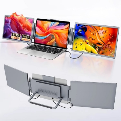 OEM Factory Custom 14 Inch 1920*1200P LCD Portable Display Screen Laptop Monitor Dual Triple Monitor Portatil Extender Monitor